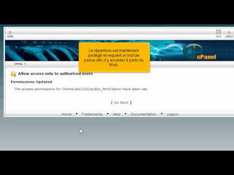 Comment protéger un répertoire par un mot de passe dans cPanel