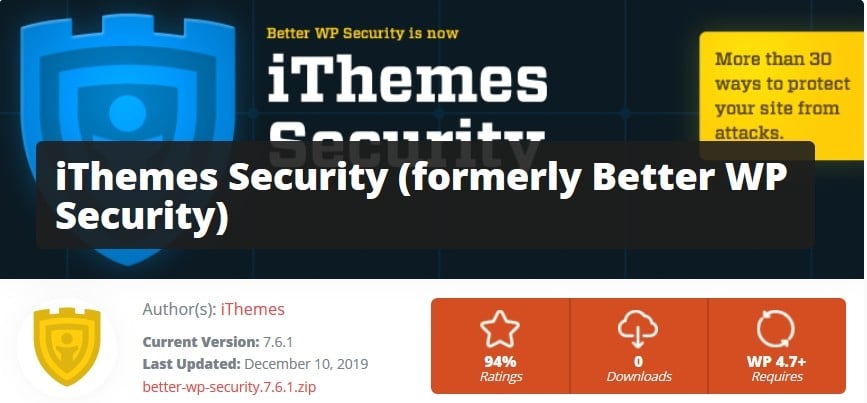 Le plugin iThemes Security pour bloquer les utilisateurs mal intentionnés