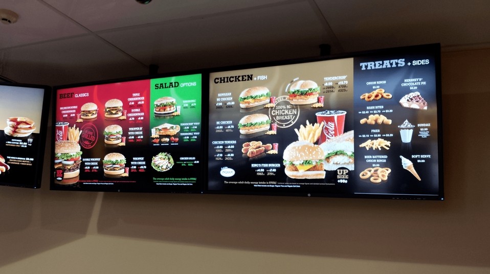 Burger King déploie des tableaux de menu numériques avec Headless CMS