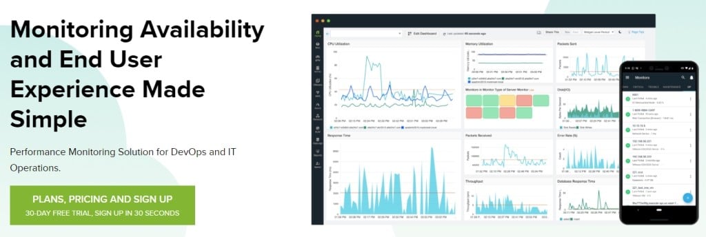 Site24x7.com est un outil gratuit pour le monitoring des sites web