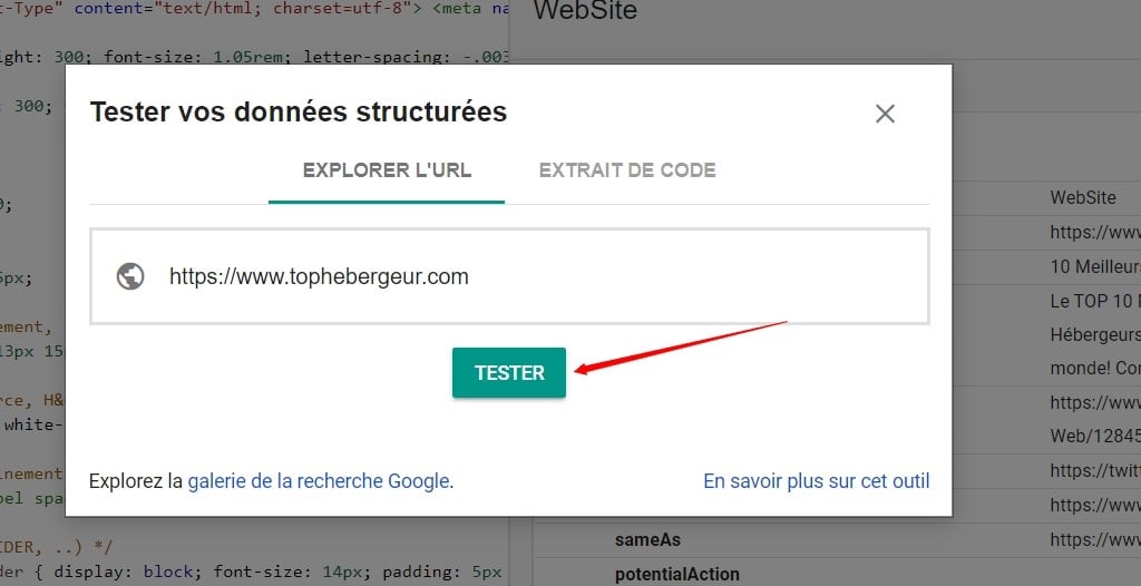 Création d’un balisage de Schema avec l’outil Google Étape 5