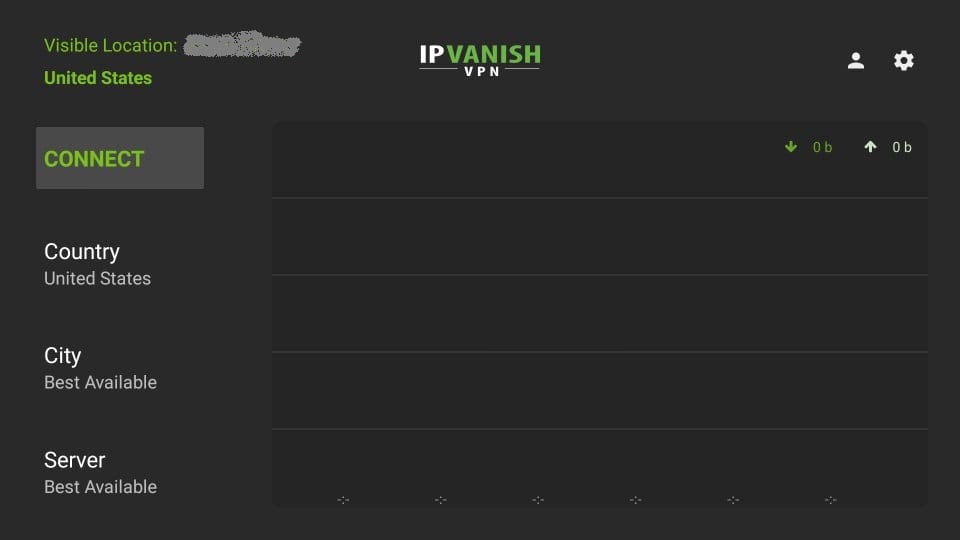 Cliquez sur Connecter à gauche 