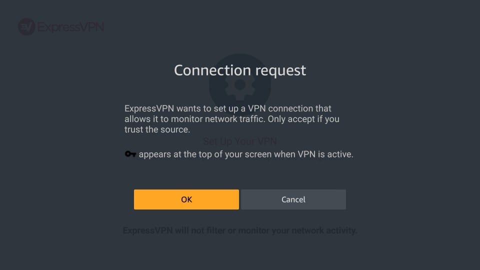 Accorder autorisation à ExpressVPN
