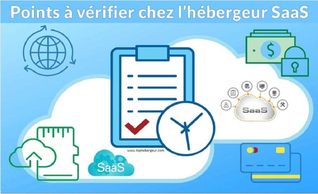 Les points à vérifier chez l'hébergeur SaaS