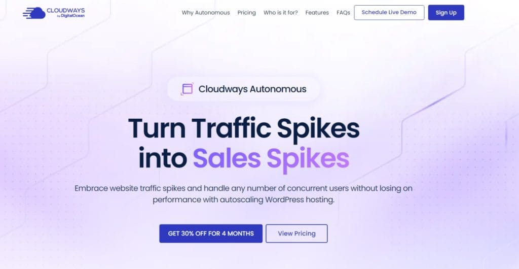 Cloudways autonomous