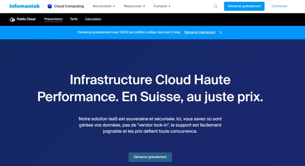 Infomaniak infrastructure Kubernetes