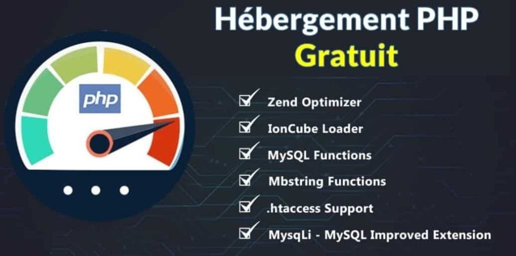 Hébergement web PHP gratuit