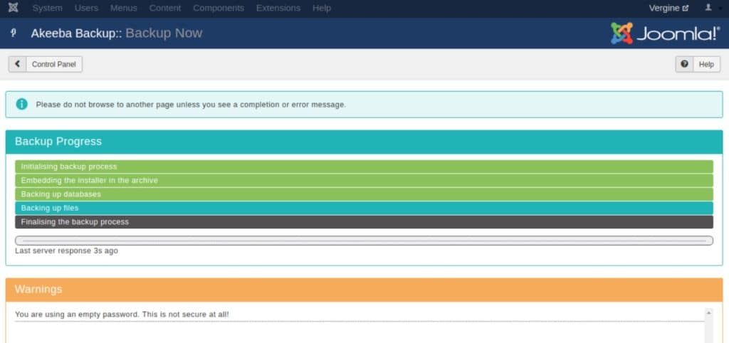 Configuration de la sauvegarde avec Akkeba Backup