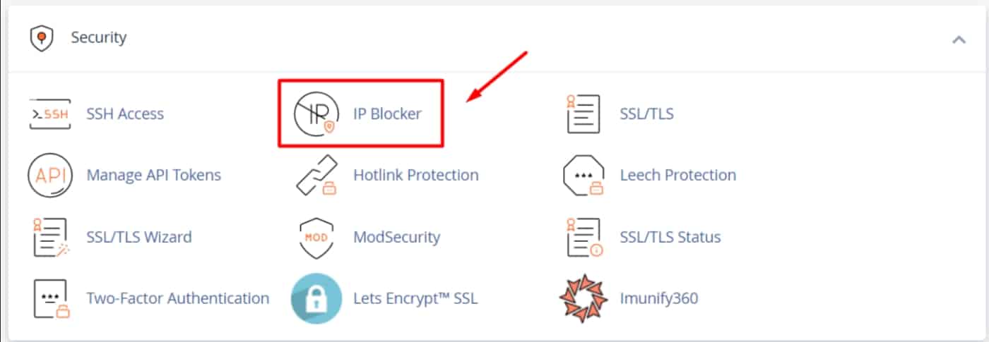 Localisez le bloqueur d'IP