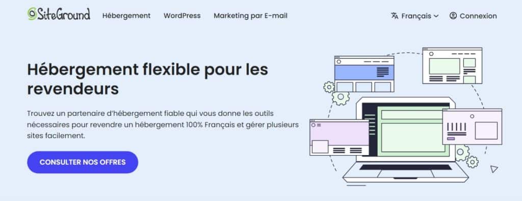 SiteGround Revendeur