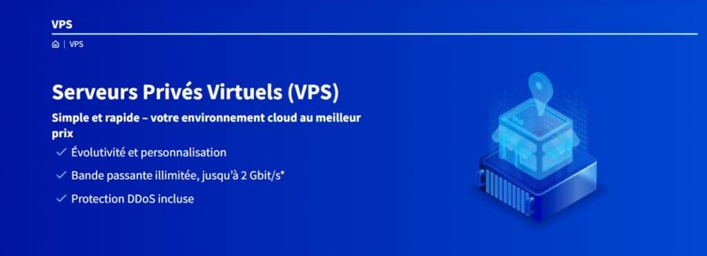 Hébergement VPS d'OVHcloud