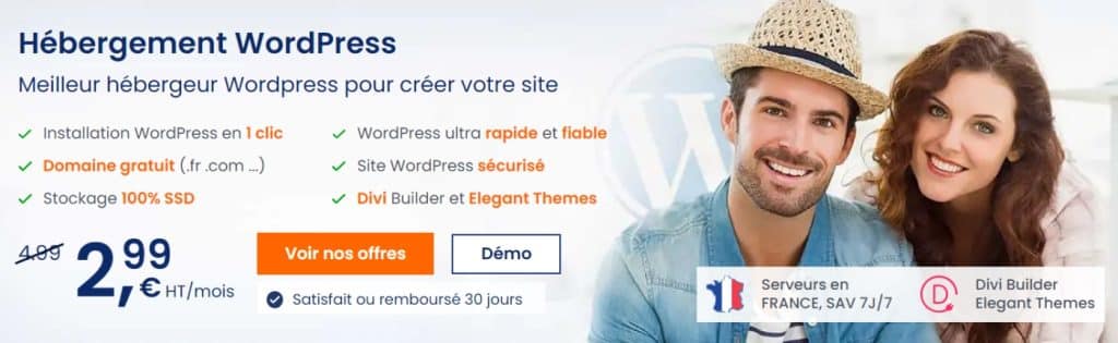 Hébergement WordPress chez LWS