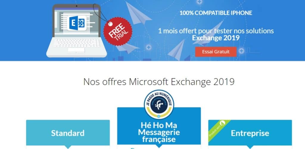 Messagerie Exchange 2019 Pro