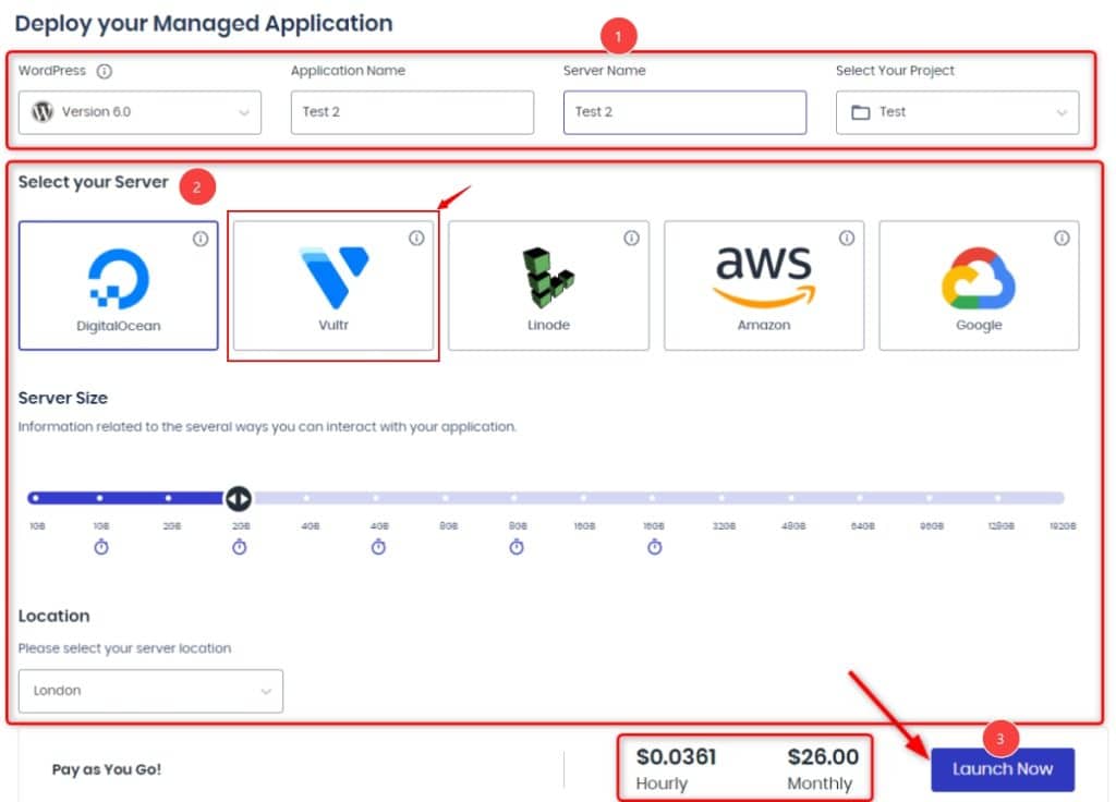 Lancer un serveur sur CloudWays