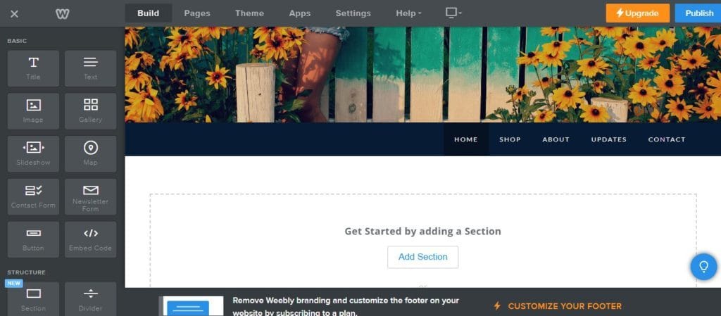 Construire un site e-commerce avec Weebly