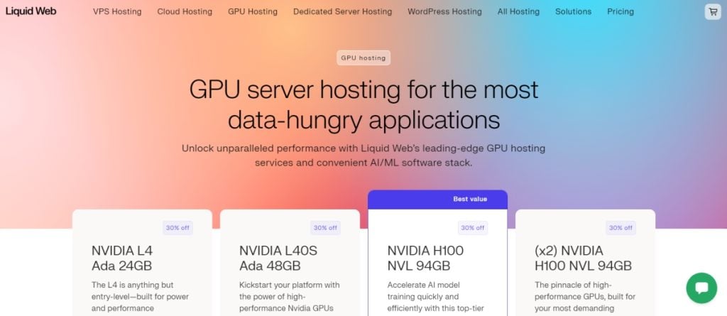 LiquidWeb GPU Server